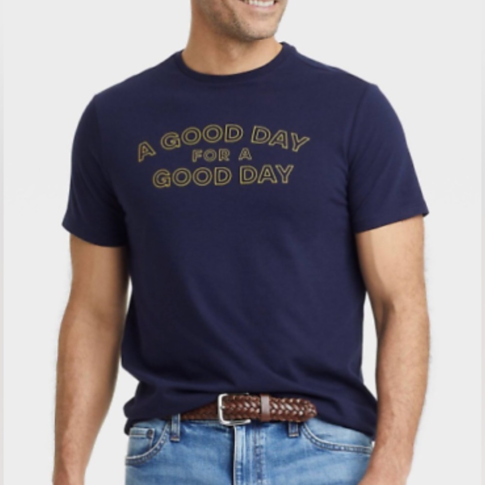 NEW Goodfellow & Co. Men's A Good Day Graphic T-Shirt Size